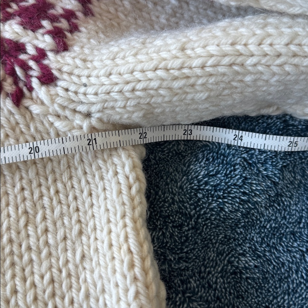 VTG Mary Maxim 1960s Handknit Cardigan - Picture 7 of 11